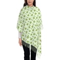 thumbnail image 3 of Sikiie Green Avocado Shawl Wraps Big Scarf Tassel Fall Winter Thick Scarf Warm Shawl Women Fall Gifts, 3 of 8