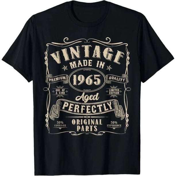 Playera de Cumpleaños 60 para Mujer - Diseño Vintage 1965 Divertido