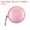 Pink, variant on 2 Pack Round Retractable Measuring Tape 150cm/60-inch Soft Leather Case Tailors Tape Measure, Silver Tone