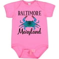 thumbnail image 3 of Inktastic Baltimore Maryland Vacation Blue Crab Boys or Girls Baby Bodysuit, 3 of 5