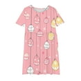 thumbnail image 4 of Riecok Easter Floral Ballet Dress for Girls 4-14 Years Spring Short Sleeve Round Neck Party Outfit with Ruffled Hem and Butterfly Patterns Multicolor 5-6 Years, 4 of 4