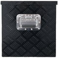 thumbnail image 3 of 48" Aluminum Truck Tool Box, Heavy Duty Black Underbed Storage Box with Lock - 48x15x15 Inch RV/Trailer/Pickup Organizer, 3 of 8