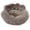Coffee, variant on dgysar Soothing Pet Bed Donut Design Faux Fur Dog and Cat Bed with Non-Slip Bottom and Washable Cover for Deep Sleep Pink M