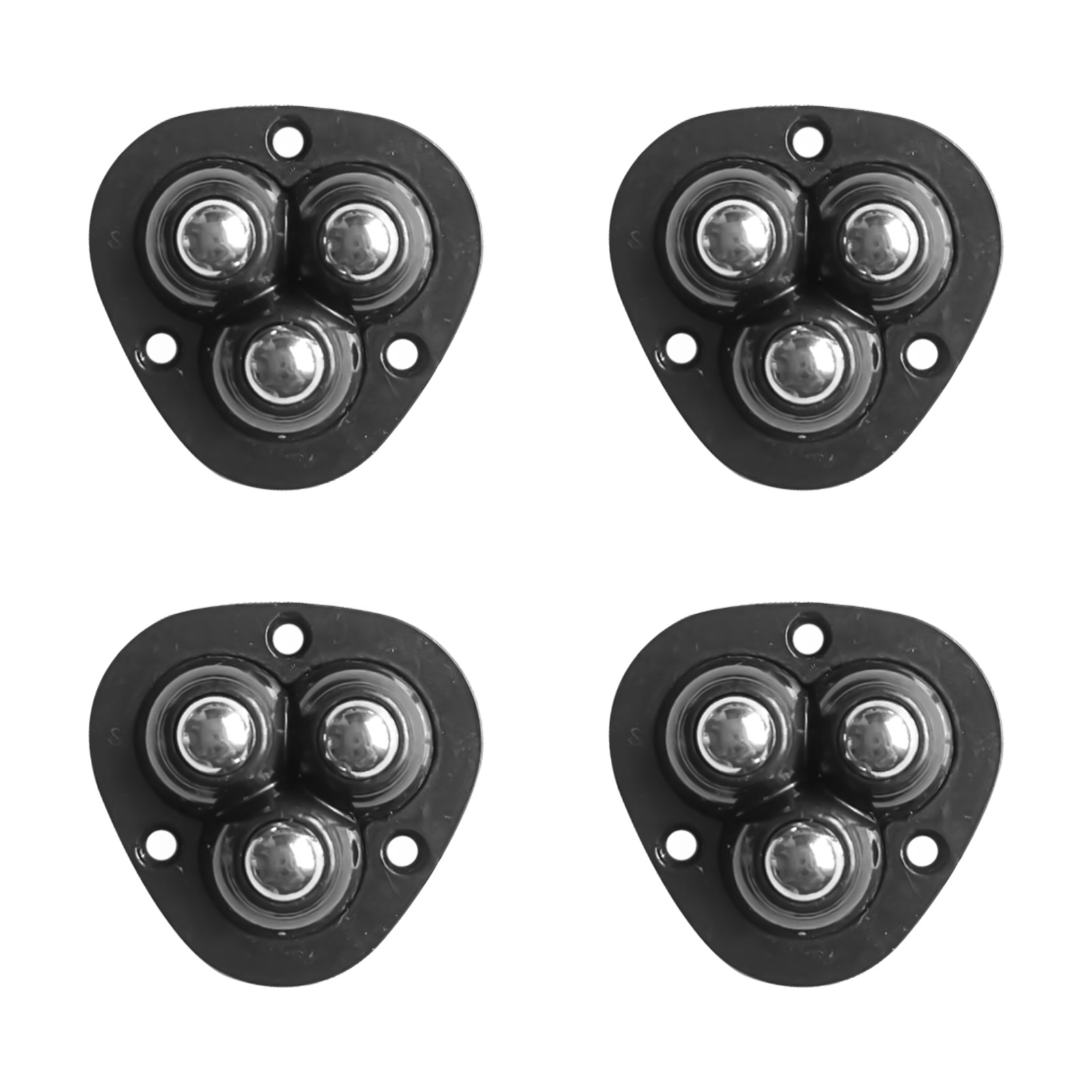 BESHOM Swivel mini sticky wheels, stainless steel sticky universal