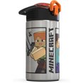 thumbnail image 2 of Botella de agua Zak Designs Minecraft de acero inoxidable 460 ml Zak Designs NA, 2 of 15