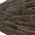 thumbnail image 6 of Ekena Millwork 48 5/8"W x 24 3/4"H x 1 1/4"D Cascade Stacked Stone, EverStone Faux Stone Siding Panel, Willow Peak, 6 of 9