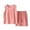 Pink, variant on Puntoco Kids Outfits Girls and Boys Clothing Sets 2 Piece Short Sleeve T Shirt and Pant Sets Girl Boy Outfits for Kids Size 1-7 Years