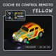 thumbnail image 3 of Carro De Juguete Control Remoto Escala 1:64 Vocho Escarabajo Color Amarillo., 3 of 5