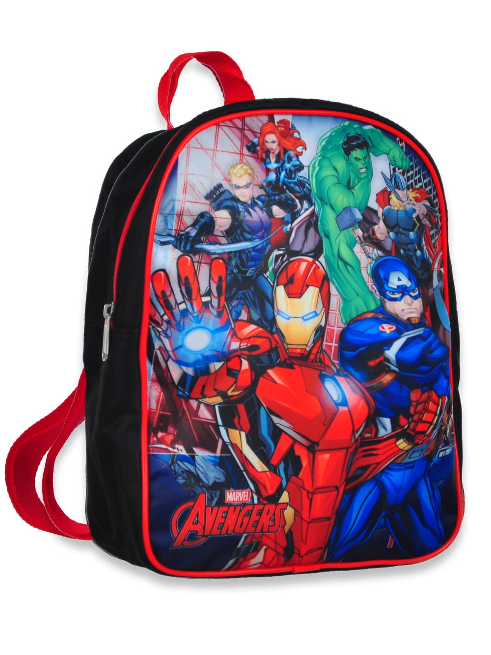 Marvel Comics Avengers Assemble Boy's Trolley Luggage Backpack & Mini Book-Bag 