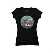 Fuji Juniors Black Graphic Tee - Design By Humans  2XL