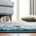 thumbnail image 4 of SAFAVIEH Vintage Hamadan Dania Oriental Area Rug, Light Blue/Black, 8' x 10', 4 of 7