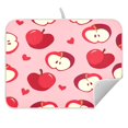 thumbnail image 3 of Red Apple Background Pattern Drying Dish Mat Quick Drying Absorbent Soft Durable for Kitchen 16" x 18", 3 of 10