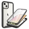 thumbnail image 3 of Kaleidio Case For iPhone 13 (6.1") [Fusion-X] Hybrid TPU Bumper [Shockproof] Transparent Skin Cover [Clear/Black], 3 of 6