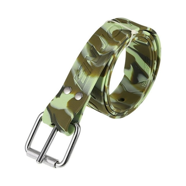 Soidarity Cinturón de pesas, cinturones de buceo multiusos plegables, hebilla de plástico, accesorios de buceo, equipo de esnórquel al aire libre para Deportes acuáticos camuflaje verde Soidarity OD030546-06B