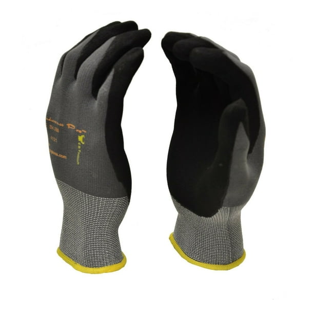 opdagelse flydende finansiel G & F Gloves Endurance Pro Seamless Knit Nylon Gloves with Micro Form  Nitrile Grip, 1 Pair - L - Walmart.com