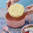 thumbnail image 5 of Microwave Ramen Bowl Set with Chopsticks - Durable,Nordic Pink, 5 of 5