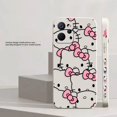 thumbnail image 3 of Cute Hello K-Kitty Line Cat Phone Case For OPPO Realme 10 9 8 8I C30 C31 C33 C35 C55 GT NEO 2 3 5 NARZO 50 5G Case Funda Shell, 3 of 5