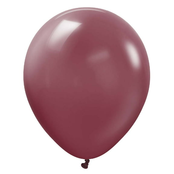 12 inch Kalisan Standard Burgundy Latex Balloons (100 Pack) - Party Supplies Decorations