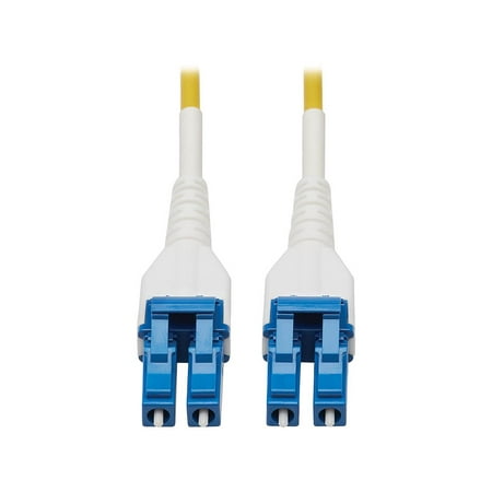 UPC: 0037332264343 | Fiber Cable 100G SMF Duplex 9/125 OS2 LC/LC Armored Yellow 100M