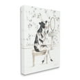 thumbnail image 3 of Stupell Industries Chic Cow in Bathroom Animals & Insects Painting Gallery Wrapped Canvas Print Wall Art, 16 x 20, 3 of 7