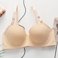 thumbnail image 6 of LLYWEY Bralettes for Women Padded Comfortable Bras Women Ladies Bralette Bra Style-1342 Women Scoop Bra Feature Adult Female Training Sports Bras Beige 34B, 6 of 6