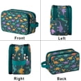 thumbnail image 2 of Toiletries Bag,Dinosaur and Palm Tree Pattern Mens Womens Toiletry Bag Bathroom Bag,Waterproof Toiletry Travel Bag Dopp Kit Shaving Bag 11x6.3x5.1 Inch, 2 of 5