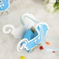 thumbnail image 5 of BalsaCircle 25 Blue Paper Stroller Favor Boxes Ribbon Baby Shower Candy Gift Holders Party Events Decorations, 5 of 8