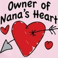 thumbnail image 2 of CafePress - OWNER OF NANA's HEART Infant Bodysuit - Baby Light Bodysuit, Size Newborn - 24 Months, 2 of 4