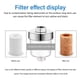 thumbnail image 4 of Filtro de Ducha, Cabezal de Ducha, Filtro para Agua Dura, Filtro de Agua con Cartuchos de Filtro Reemplazables para Eliminar El Fluoruro., 4 of 7