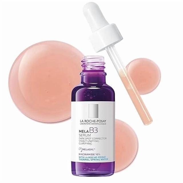 Sérum Mela B3, Corrector de Manchas Oscuras con Melasyl Antienvejecimiento + 10% de Niacinamida, Sérum Corrector de Hiperpigmentación para Manchas Solares, Manchas de la Edad y Marcas Post-Acné