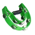 thumbnail image 4 of Musical Percussion Tambourine, Lightweight Sturdy Creativity And Imagination Inspiring Hand Tambourine Bell Handle Design Plastic  For Concert, 4 of 8