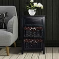 thumbnail image 3 of Costway Night Stand 3 Tiers Bedside End Table Organizer W/ Drawer Baskets, 3 of 10