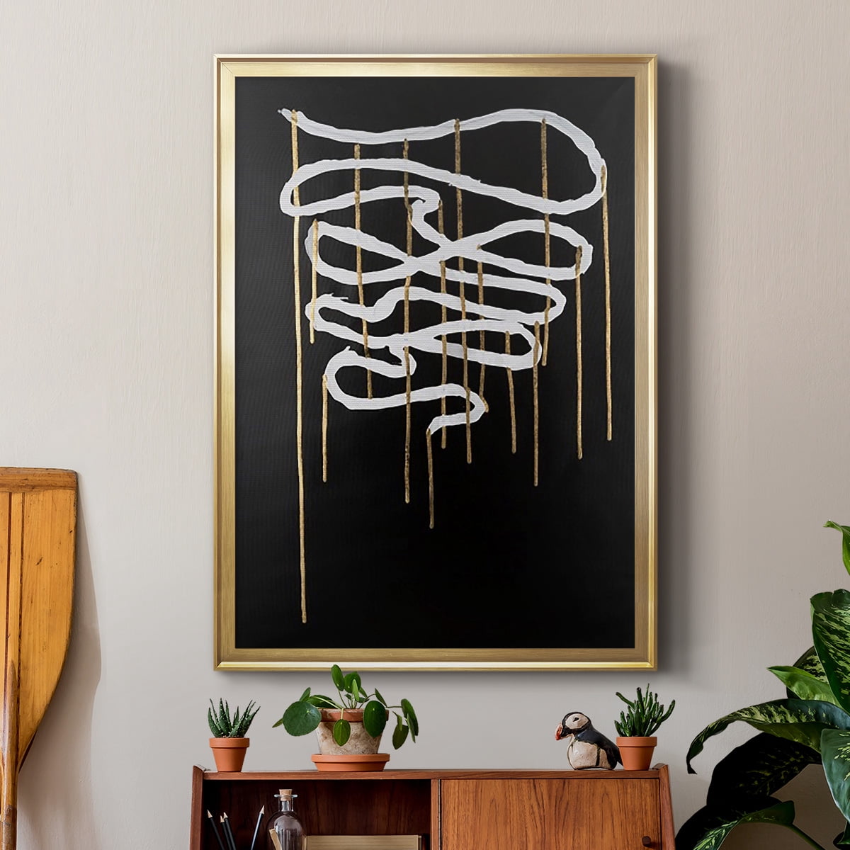 Weeping Ribbon II Premium Framed Print, in Gold, Black, or Silver - Ready to Hang