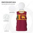 thumbnail image 4 of Sri Lanka Flag Men Basketball Sports Jersey Running Fitness Multifunction Sleeveless tshirt Exclusive Custom Name Nunber, 4 of 10