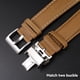 thumbnail image 5 of Correa de reloj para hombre Longines Pioneer Speed Equestrian L3.812.4 L3.82.4 de piel de vaca de negocios, resistente al agua, 21 mm y 22 mm, 5 of 5