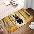 thumbnail image 2 of Welcome Fall Scottish Terrier Strolling Through the Autumn Maple Forest Doormat Scottie Dog Lover Gifts Indoor Outdoor Welcome Mat - 12012, 2 of 5