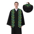 thumbnail image 4 of Haiem Sport Monster Pattern Graduation Stole 2024 | Premium Satin Sash for Graduation Ceremony, 4 of 7