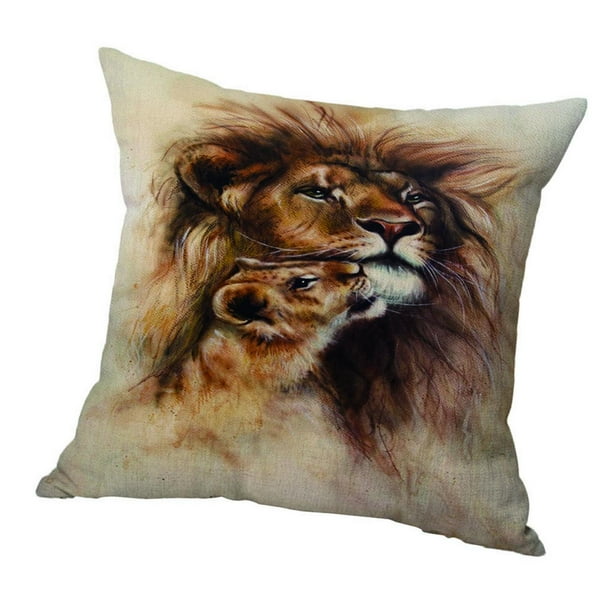 Funda de Cojín Decorativa Sunnimix Cuadrada 45x45cm León