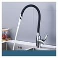 thumbnail image 1 of Silica Gel Nose Kitchen Sink Faucet Multiple Colors Available Hot Cold Water Mixer Tap Any Direction Rotating Deck Mount ,Effortless Installation, 1 of 7