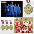 thumbnail image 6 of Uxcell Baseball Games Cap Award Medals with Ribbons, Winner Medals Prizes for Competitions Sports Gold, 6 of 7