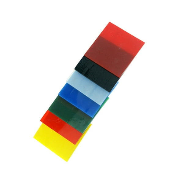 WINDLAND 7 Sheets Of High Quality Glass Squares Accessory For Jewelry And Jewelry Making