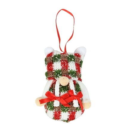 

Veki Tree Snowman Decorations Toy Ornaments Hang Santa Gift Christmas Doll Chandelier Ball