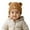 Coffee, variant on YWOAGH Winter Knitted Hat for Kids with Adorable Bear Ears Soft Stretchy Warm Cap for Boys and Girls Black 0-3