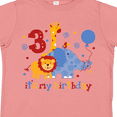 thumbnail image 4 of Inktastic Safari 3rd Birthday Boys or Girls Toddler T-Shirt, 4 of 5