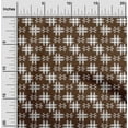 thumbnail image 1 of oneOone Viscose Chiffon Fabric Check Kasuri Print Fabric By The Yard 42 Inch Wide, 1 of 4