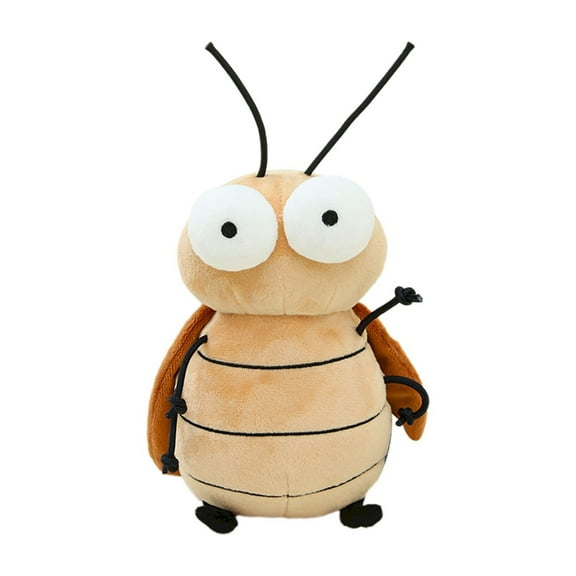 XIANXIAN Cuddly Cockroach Plush Toy,Soft Cockroach Plushie Toys,Adorable Cockroach Stuffed Animals Toy,Funny Plush Toys for Kids Birthday & Holiday Fun Home Decor Toys, 7.9"