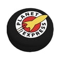 thumbnail image 2 of Futurama Planet Express Logo Spare Tire Cover Universal Wheel Tire Cover Dust-Proof Waterproof Tire Protectors Accessories, 2 of 6