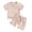 B023-Beige, variant on NIEWTR Baby Boy Summer Outfits Henley Shirt Soft Pocket Short Sleeve Tops & Shorts Sets Infant 3 6 12 18 Months 2T Clothes 3 6 12 18 Months 2T Clothes Children's Gift,18-24 Months