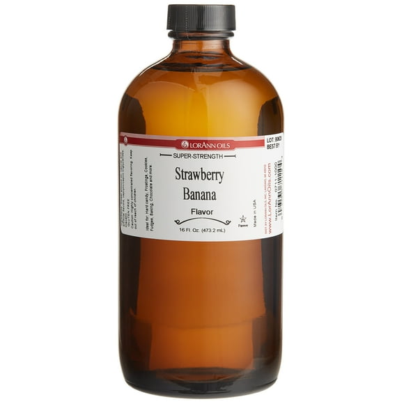 LorAnn Oils 16 oz. Strawberry Banana Super Strength Flavor