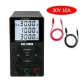 thumbnail image 1 of Lab DC Adjustable Power Supply 30V 10A LED LCD Digital Lab Bench Power Source Digital Switch Stabilized Voltage Regulator 3010D ,Excellent Compatibility, 1 of 7